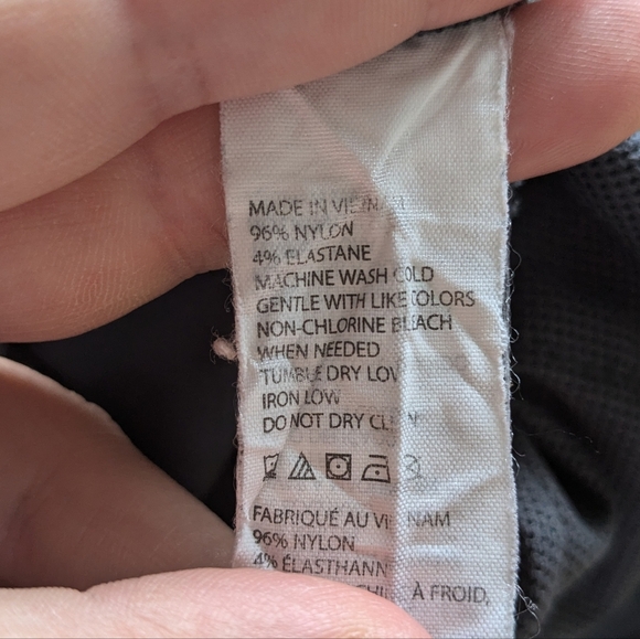 PRANA Nylon Outdoor Pants Size 12 Knee Lenght Dark Gray Color - Picture 8 of 12